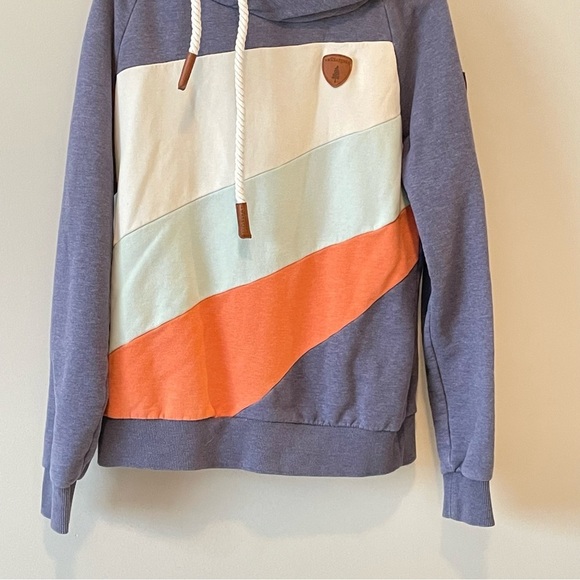 Wanakome Selene mix colour colour block sweatshirt - Picture 4 of 8